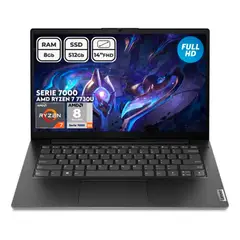 LENOVO - Portatil V14 G4 Amd Ryzen 7 7730u 8gb 512gb 14fhd