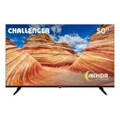 CHALLENGER - Televisor 50 Pulgadas Google Tv 4k Uhd Sin Marco