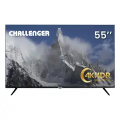 CHALLENGER - Televisor 55 Pulgadas Android Tv 4k Uhd Hdr Dolby