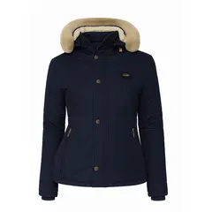 MODA EN CIRCUITO - Chaqueta Impermeable para Mujer Forrada en Ovejero