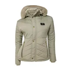 MODA EN CIRCUITO - Chaqueta Impermeable para Mujer Forrada en Ovejero