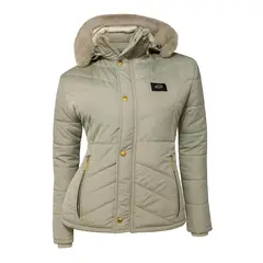 MODA EN CIRCUITO - Chaqueta Impermeable para Mujer Forrada en Ovejero