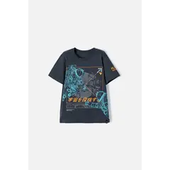 MIC - Camiseta gris básica para niño
