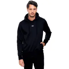 COLOR BLUE - Buzo Cerrado Con Chompa Y Estampado En Frente