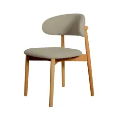 GENERICO - Silla De Comedor Quebec Beige - 55x47x82 cm