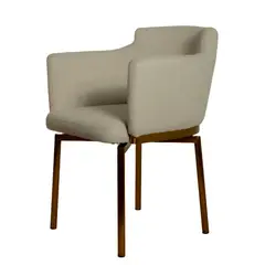 GENERICO - Silla De Comedor Roma Beige - 55X75X50 cm