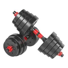 GENERICO - Kit Mancuernas Pesas 20kg 40lb Antideslizante Termoformadas