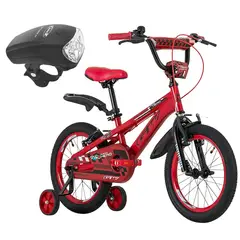 GW - Bicicleta Niño Niña Rin 16 Accesorios Ruedas Auxiliares