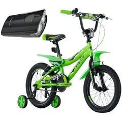 GW - Bicicleta Niño Niña Rin 16 Accesorios Ruedas Auxiliares