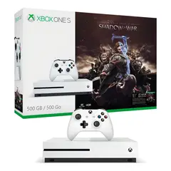 MICROSOFT - Xbox One S 500GB con Shadow of War y Control Exclusivo