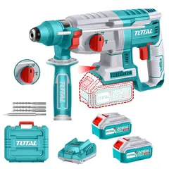 TOTAL - Rotomartillo Inalámbrico 20v Industrial + BATERIA
