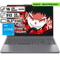 Lenovo - PORTÁTIL INTEL CORE I5-13420H 16GB RAM 512GB SSD 153 FHD WUXGA
