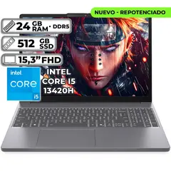 Lenovo - PORTÁTIL INTEL CORE I5-13420H 24GB RAM 512GB SSD 153 FHD WUXGA