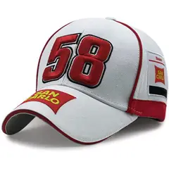 HONDA - Gorra Oficial SIC58 Marco Simoncelli Blanca