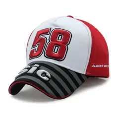 HONDA - Gorra Oficial SIC58 Marco Simoncelli visera negra