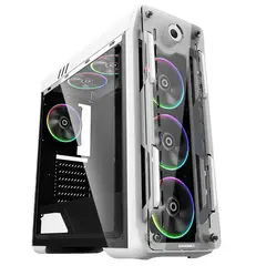 GAMEMAX - Chasis Gabinete para computador Optical White