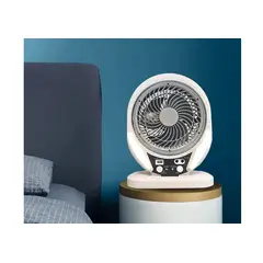 GENERICO - Ventilador Solar Portátil Recargable Panel Solar 8 Gd-8027