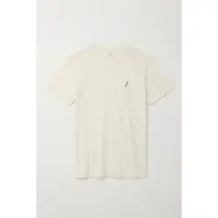 TENNIS - Camiseta básica con mini print crudo para hombre