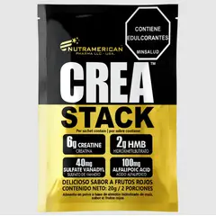 MEGAPLEX - Crea Stack - Creatina Monohidratada con Hmb - Frutos rojos - Sachets