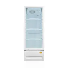 KALLEY - Nevera Vitrina Frost Una puerta 211 Litros K-SC211L3 Blanco