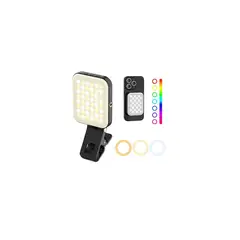 GENERICO - Luz Led Portátil Multicolor Rgb W80 Con Imán Para Celular