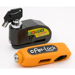 LUMBERMAN - Candado Moto Alarma Freno De Disco + Candado Manilar Seguro