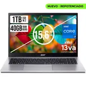 ACER - Portátil Aspire Intel Core i7 1TB RAM 40GB 156 FHD AL15-72P-71TH