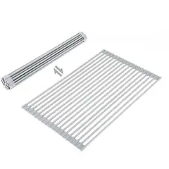TRIPLE CLEAN - Escurridor De Platos Plano Enrollable Secaplatos
