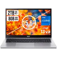 ACER - PORTATIL ASPIRE INTEL CORE I7-13620H SSD 2TB RAM 8GB DDR5 15,6 IPS FHD
