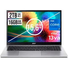 ACER - PORTATIL ASPIRE INTEL CORE I7-13620H SSD 2TB RAM 16GB DDR5 15,6 IPS FHD