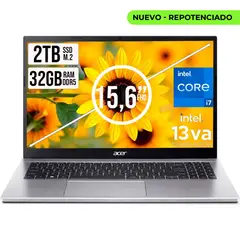ACER - Portátil Aspire Intel Core i7 13620H 32GB RAM 2TB SSD 156