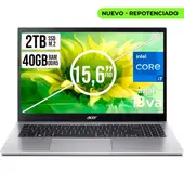 ACER - Portátil Aspire Intel Core I7 13620H 2TB SSD 40GB RAM 15.6 FHD