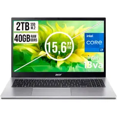 ACER - Portátil Aspire Intel Core I7 13620H 2TB SSD 40GB RAM 15.6 FHD