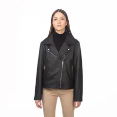 MARIO HERNANDEZ - Chaqueta Biker Agata Negro Gema
