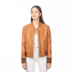 MARIO HERNANDEZ - Chaqueta Bomber Coral Camel Gema