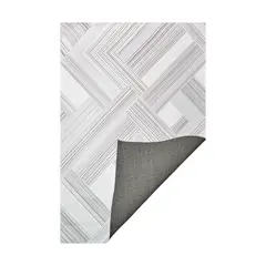 HIGH CLASS - Tapete Kuin Entrelazado Plata – 120 × 170 cm