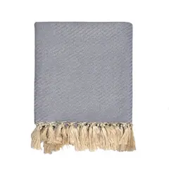 HIGH CLASS - Cobija Frazada Cavalari Plata  125 × 150 cm