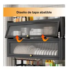 GENERICO - Estante Para Platos De Cocina Escurridor Doble