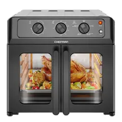 CHEFMAN - FrenchDoor XL Airfrayer+Oven RJ50-FDAF-M25-MX