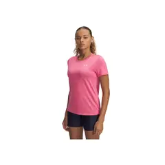 UNDER ARMOUR - Camiseta Mujer TECH SSC TWIST Rosado