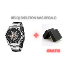 WINNER - RELOJ AUTOMATICO PARA HOMBRE EN ACERO INOXIDABLE + CAJA
