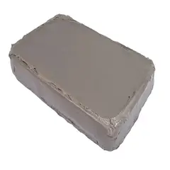 GENERICO - Arcilla Natural Para Modelar, Seca Al Aire Sin Hornear, Color Gris, 500g