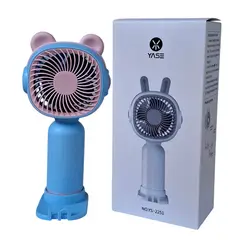 GENERICO - Mini Ventilador de Mano Eléctrico Portátil Recargable Morado