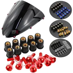 GENERICO - Tornillos lujo fijacion moto carenado 10 und repuesto