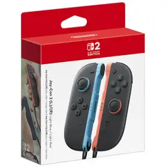 NINTENDO - Control Joy-Con (L-R) Azul y Rojo Neón Switch 2 Edition