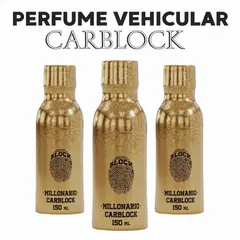 GENERICO - 3x Car Block - Perfume De Lujo Para Carros