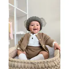 BABY SAMUU - Conjunto Tejido Atemporal Drew Unisex