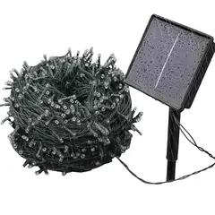 GENERICO - Luz Led solar 200 bombillos RGB decorativa navideña xf-04