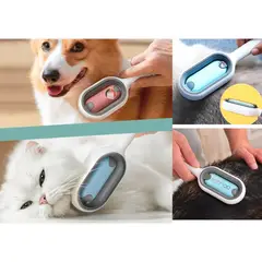 ZOCOCIO - Kit Para Mascotas Cortaúñas Lima Cepillo Masajeador Azul