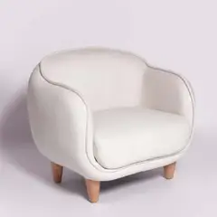 ENMADERA - POLTRONA GRANO COLOR CRUDO